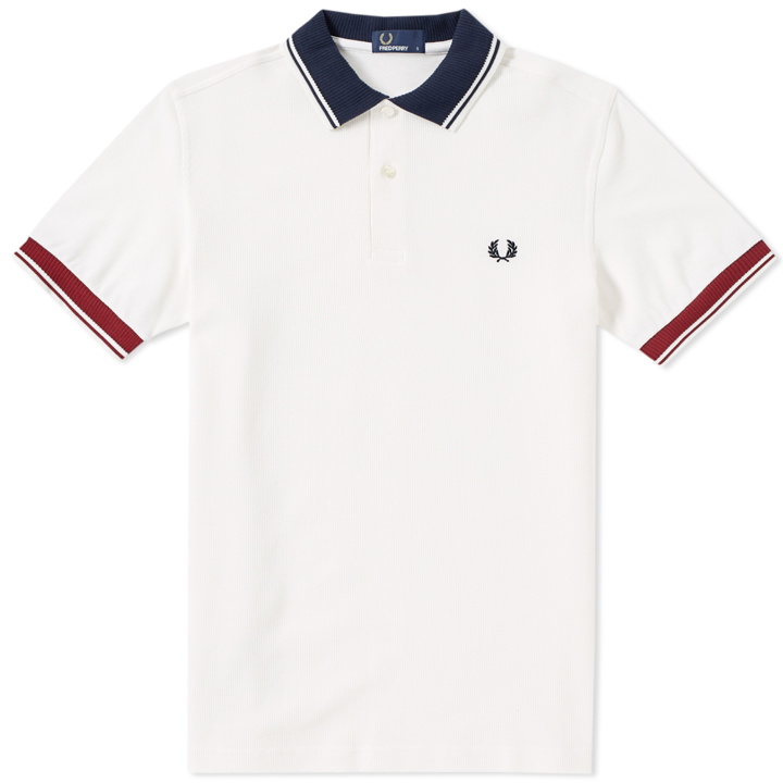 Photo: Fred Perry Ribbed Trim Polo
