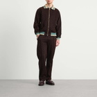 Drôle de Monsieur Men's Drole De Monsieur Monogram Tracksuit Jacket in Dark Brown