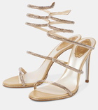 Rene Caovilla Cleo embellished leather sandals