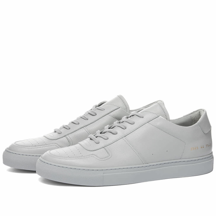 Photo: Common Projects Men's Bball Low Bumpy Sneakers in Grey