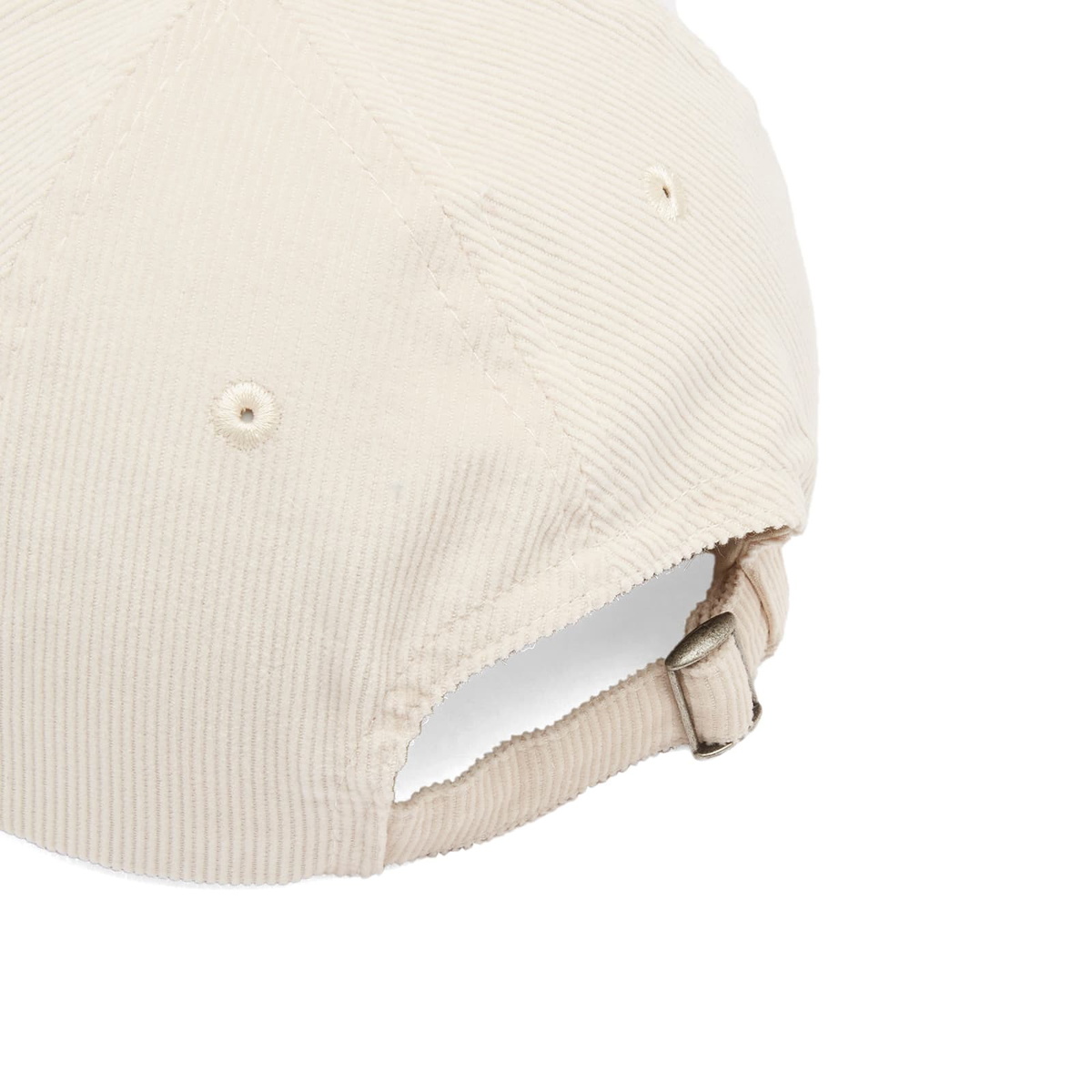 Drake's Men's Applique Logo Linen Baseball Cap in Ecru 