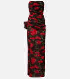Magda Butrym Floral ruched gown
