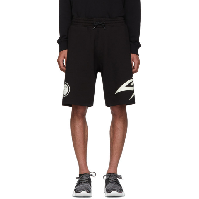 Photo: Givenchy Black Glow-In-The-Dark Shorts