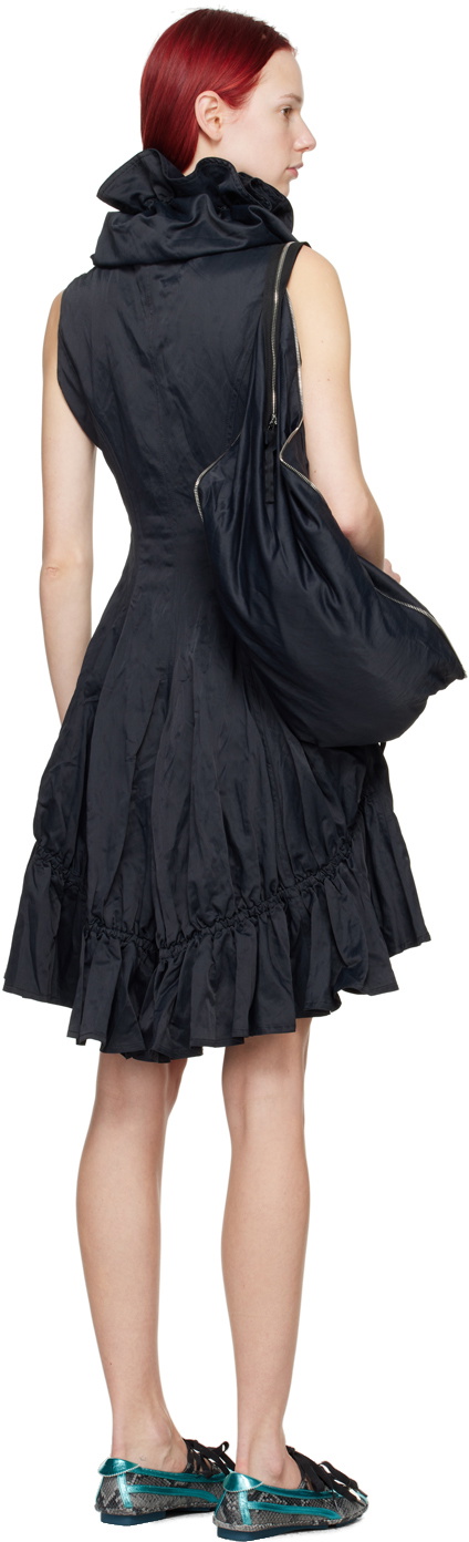 Kiko Kostadinov Black Mirae Minidress