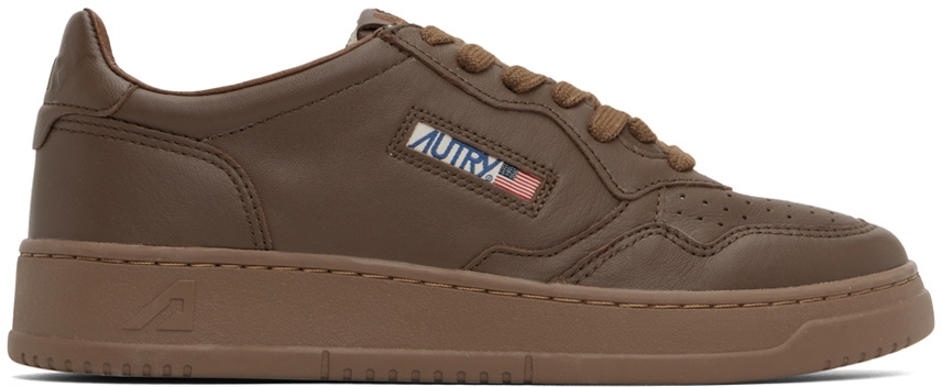 AUTRY Brown Medalist Low Sneakers Autry