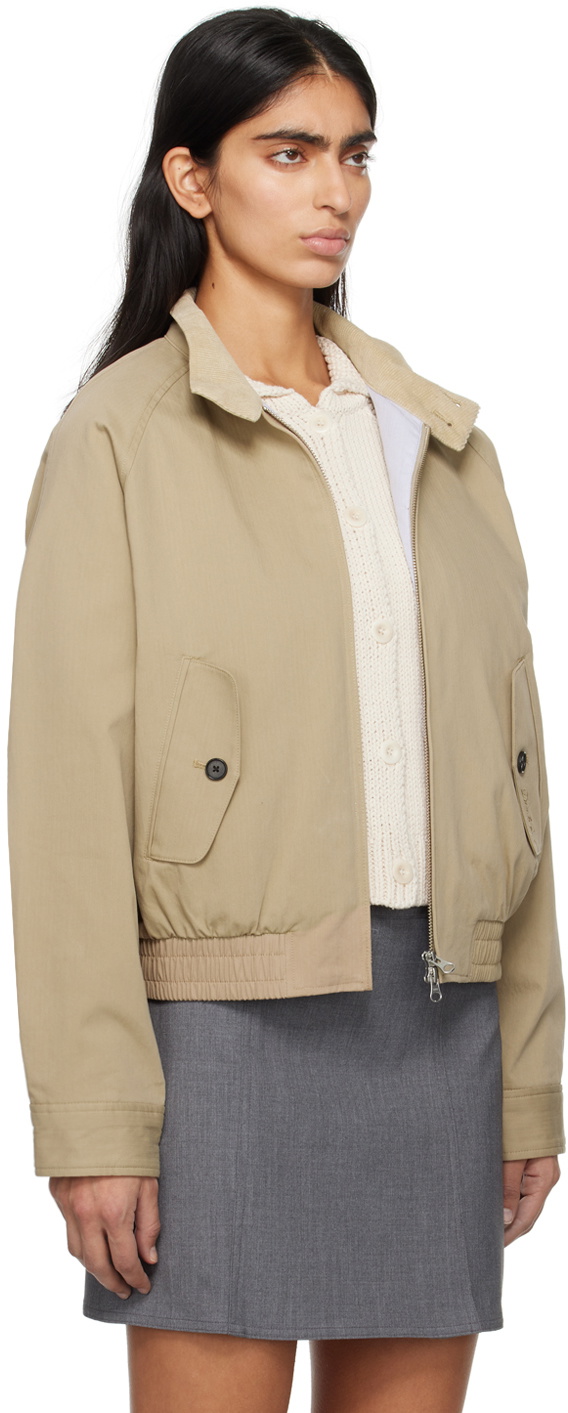 Dunst Beige Zip Jacket