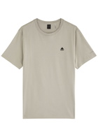 Moose Knuckles Satellite Logo Cotton T-shirt Light Grey
