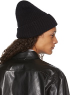 Acne Studios Black Ribbed Beanie