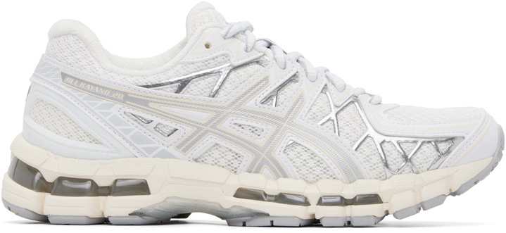 Photo: ASICS White Gel-Kayano 20 Sneakers