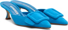 Manolo Blahnik Blue Maysale Heels