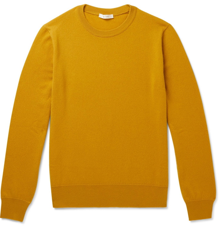 Photo: The Row - Benji Cashmere Sweater - Yellow