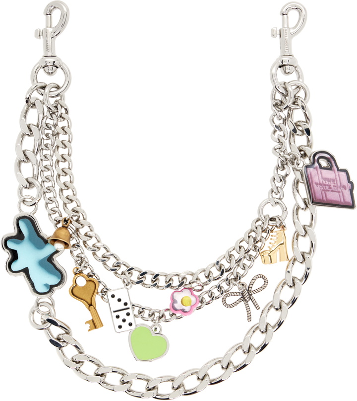 Photo: Marc Jacobs Silver 'The Shoulder Strap' Bag Chain
