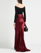 Ann Demeulemeester Womens Maxi skirt in Burgundy