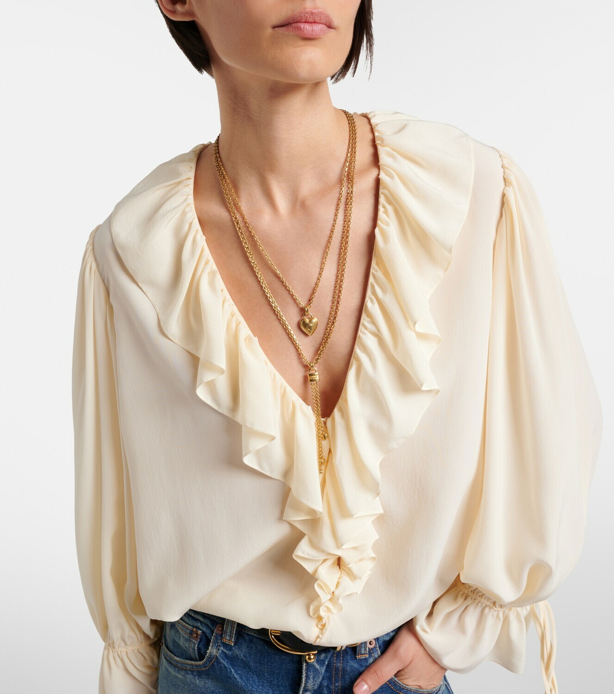 Chloé Paddington embellished necklace