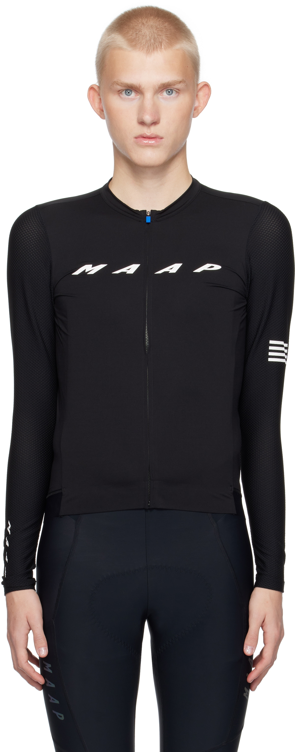 MAAP Black Evade Pro Base LS Jersey 2.0 T-shirt