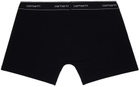 Carhartt Work In Progress Two-Pack Black Cotton Boxers