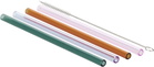 Fazeek Multicolor Limited Edition Transparent Straws, 4 pcs
