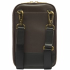 Master-Piece Gloss Leather Shoulder Bag in Brown 