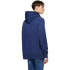 Dsquared2 Blue Vintage Slouch Fit Hoodie