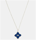 Sydney Evan Evil Eye 14kt yellow gold necklace with enamel and diamonds