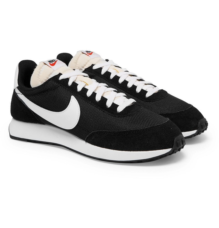 Photo: Nike - Air Tailwind 79 Mesh, Suede and Leather Sneakers - Men - Black