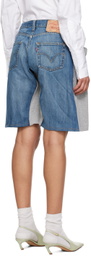 Bless Gray & Blue Levi's & Nike Edition Shorts