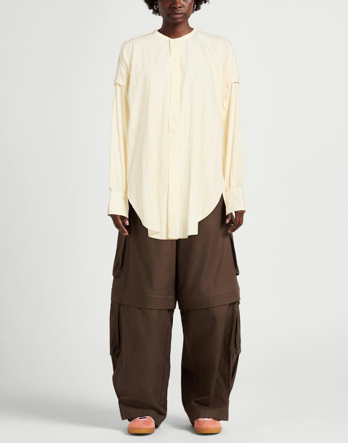 Lemaire Womens Shirt in Pastel yellow