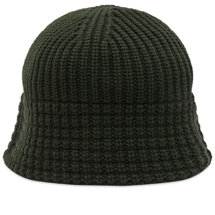 Photo: Flagstuff Men's Knitted Bucket Hat in Green