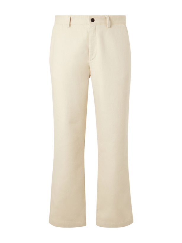 Photo: Mr P. - Straight-Leg Cotton and Cashmere-Blend Twill Trouser - Neutrals