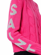 MC2 Saint Barth Woman Crewneck Braided Sweater With Saint Barth Lurex Jacquard