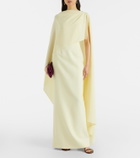 Roksanda Demetria asymmetric crêpe gown