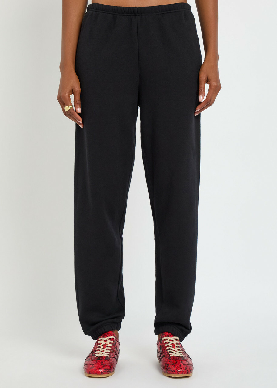 Skims Cotton-blend Sweatpants Black