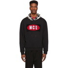 McQ Alexander McQueen Black Oversized Hoodie