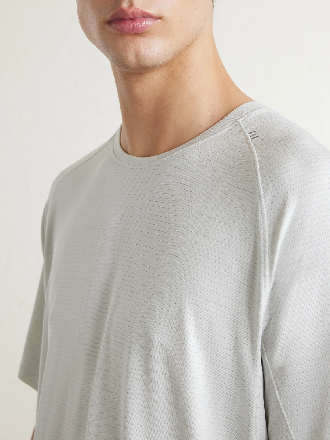 Lululemon - License to Train Striped Stretch Recycled-Jersey T-Shirt - Gray