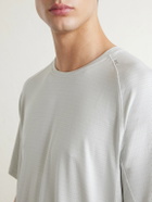 Lululemon - License to Train Striped Stretch Recycled-Jersey T-Shirt - Gray