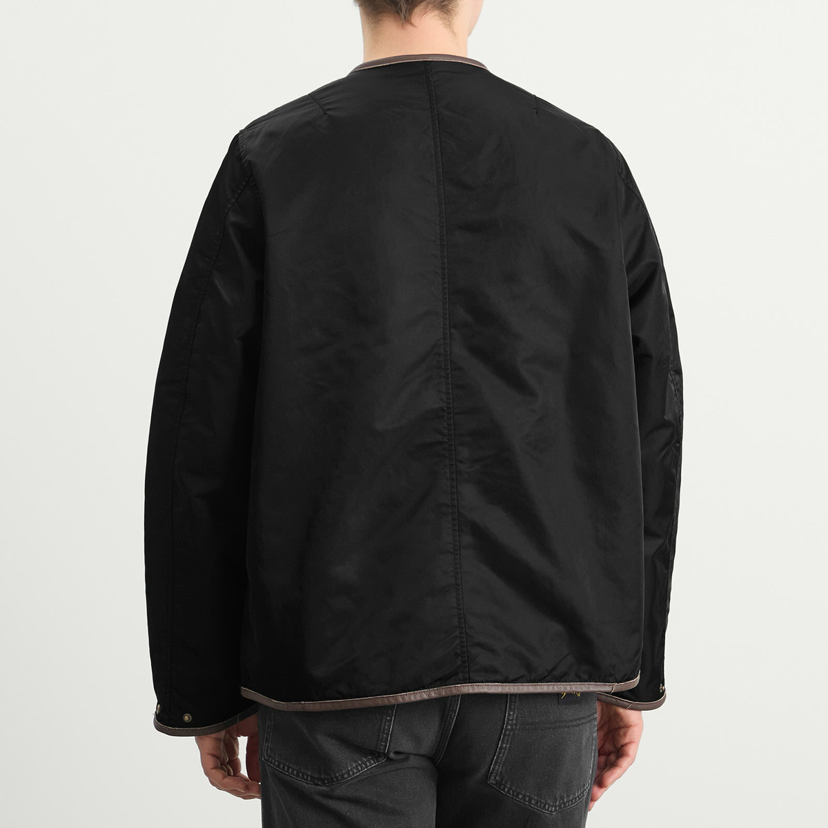 FrizmWORKS Men's Reversible MA-1 Liner Jacket in Black FrizmWORKS