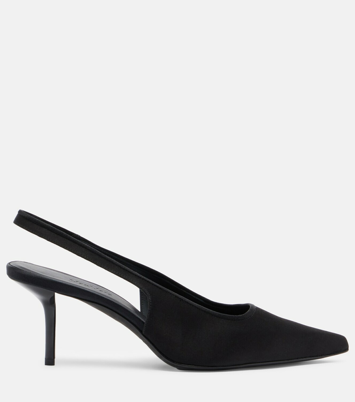 Max Mara Satin slingback pumps