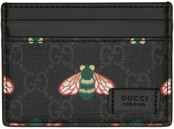 Photo: Gucci Black 'Gucci Bestiary' Card Holder
