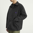 Needles Men's Reversed Sateen Coverall Jacket in Black