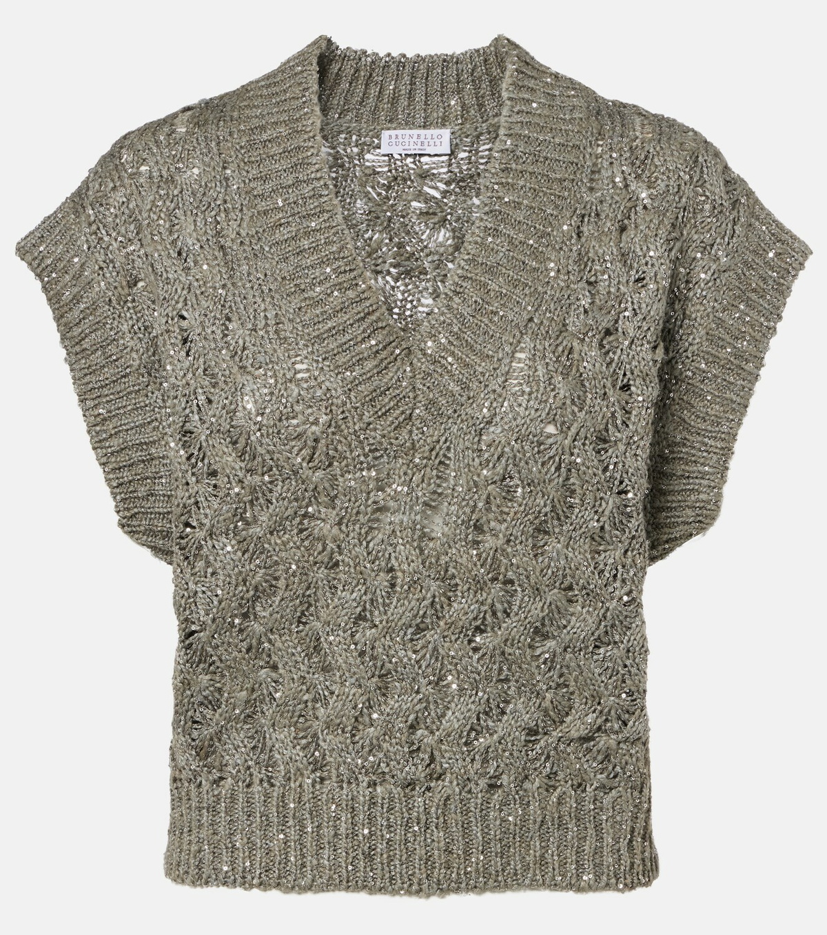 Brunello Cucinelli Sequined sweater vest