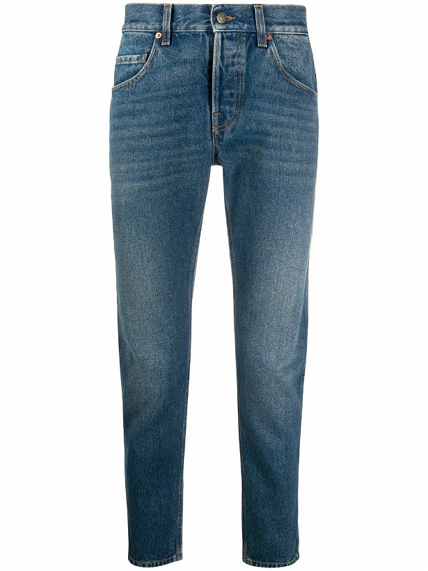 Photo: GUCCI - Straight-leg Denim Cotton Jeans