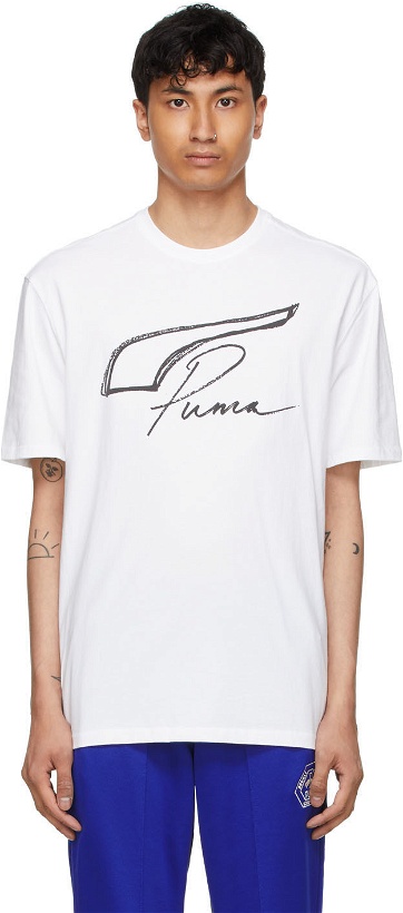 Photo: Rhude White Puma x Rhuigi Edition Jersey T-Shirt