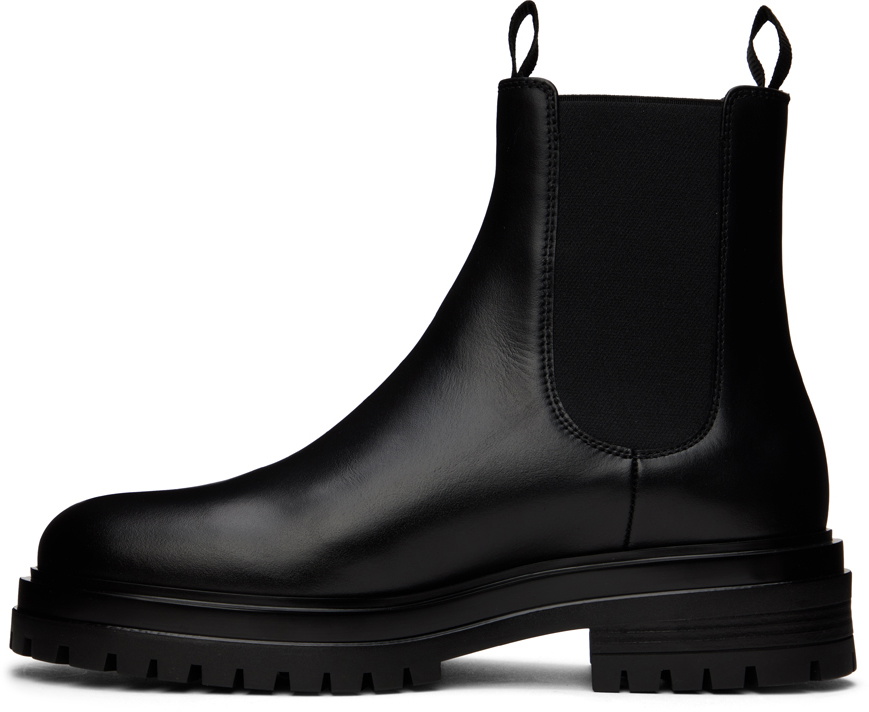 Gianvito Rossi Black Chester Chelsea Boots