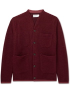 Universal Works - Wool-Blend Fleece Cardigan - Red