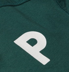 Pop Trading Company - Logo-Print Cotton-Jersey T-Shirt - Men - Dark green