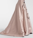 Costarellos Mavia embellished bustier gown