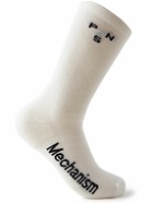 Pas Normal Studios - Mechanism Thermal Merino Wool-Blend Cycling Socks - White