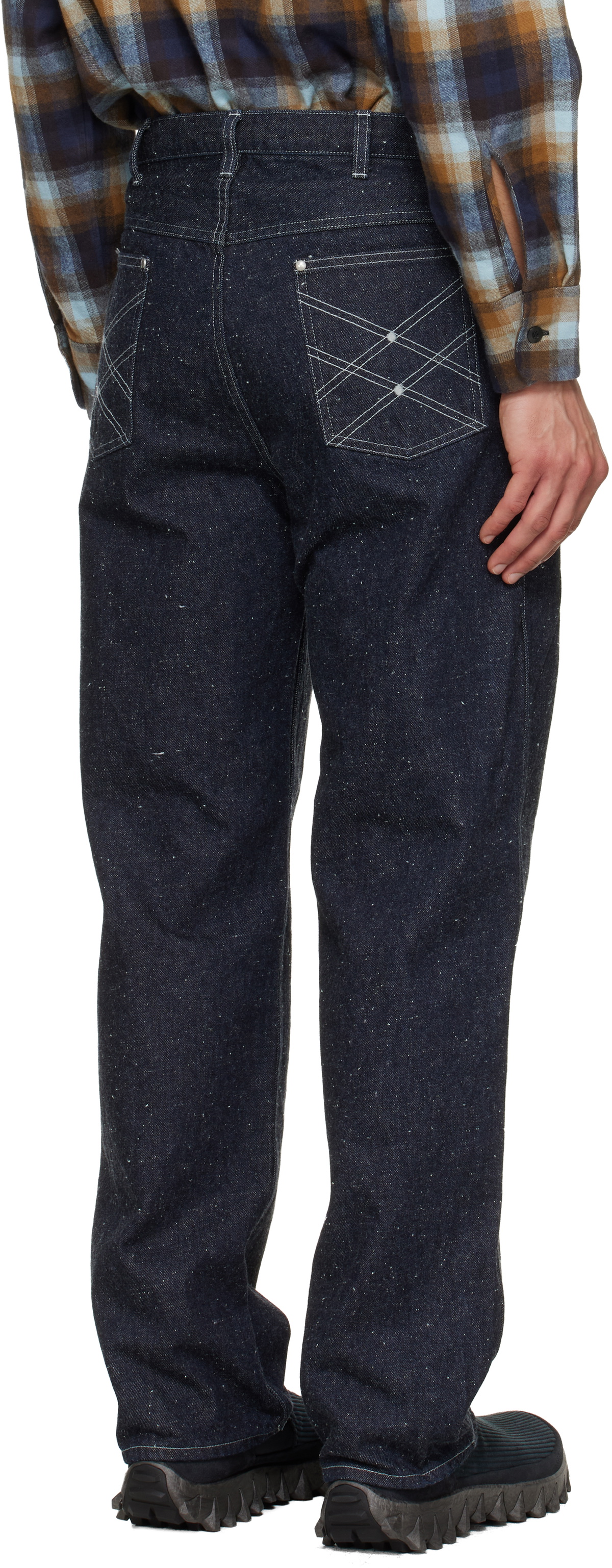 South2 West8 Navy 5P Jeans