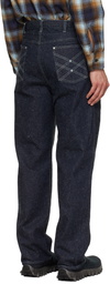 South2 West8 Navy 5P Jeans