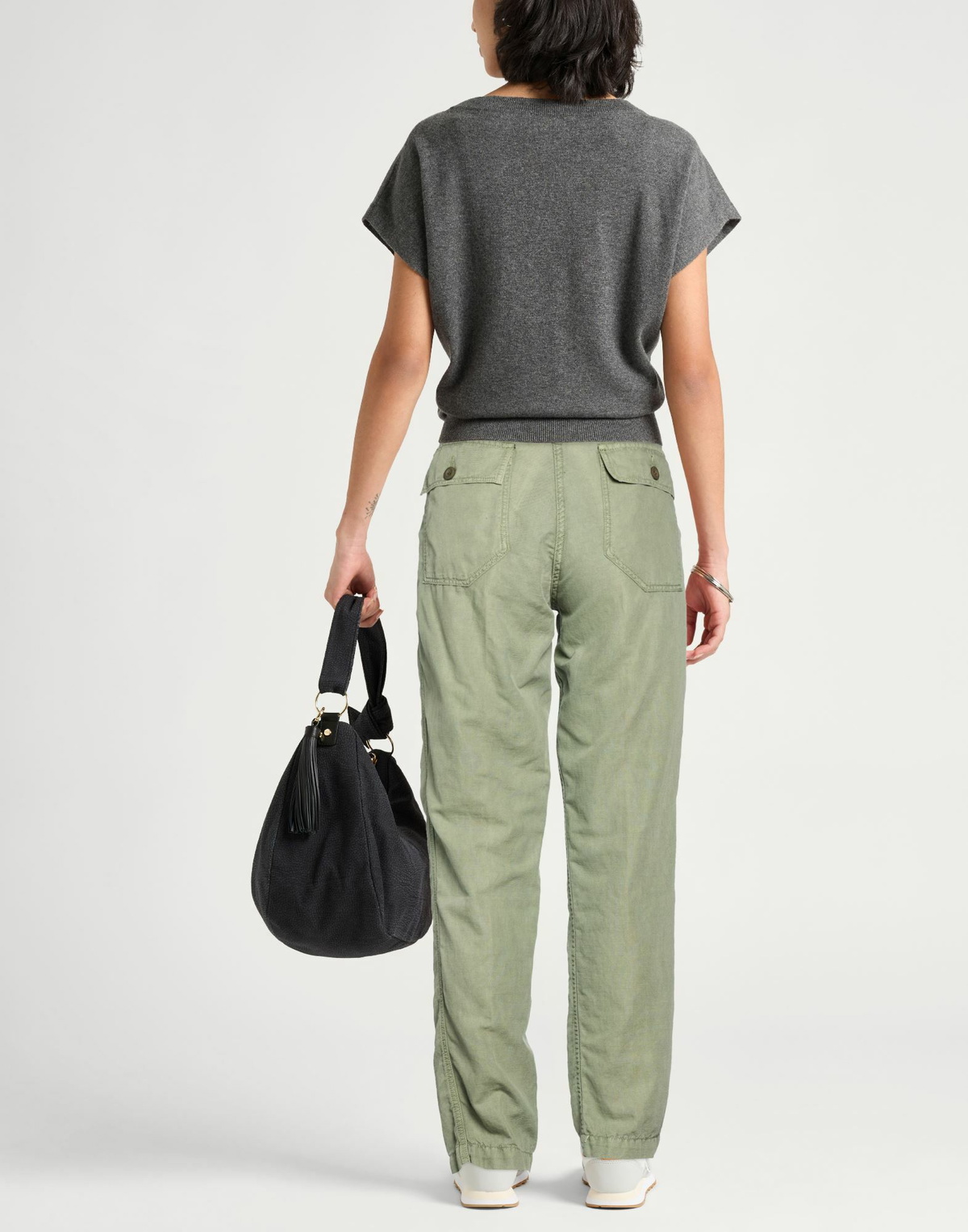 Hartford Womens Pants Military in Green